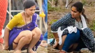 Bhabhi Saree Lift Pissing Sexy Ass Recorded