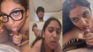 Sexy Indian Babe Sucking Dick Doggy Fucking Video